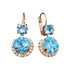 Auskari "Klaris VI (Aquamarine Blue)" ar Swarovski™ kristāliem